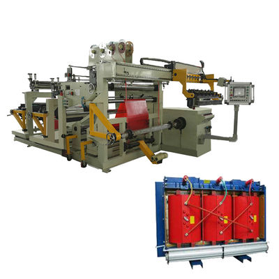 Machine à enroulement de feuille de transformateur à sec Deux couches Enrouleur de feuille de cuivre