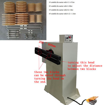 Machine à remonter des bobines à moteur électrique semi-automatique