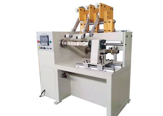Machine à enroulement automatique de bobine de transformateur à trois têtes