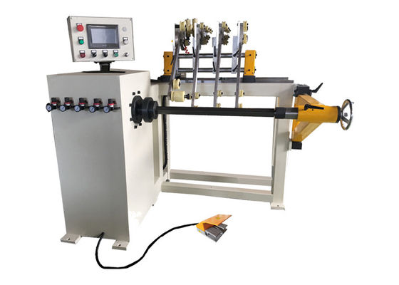 Machine automatique à enroulement de fil de cuivre à 4 têtes pour fil rond et plat Taille Ø0.3 mm 4.0 mm