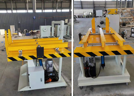 Table d'empilage du noyau en fer du transformateur à fonction d'inclinaison hydraulique