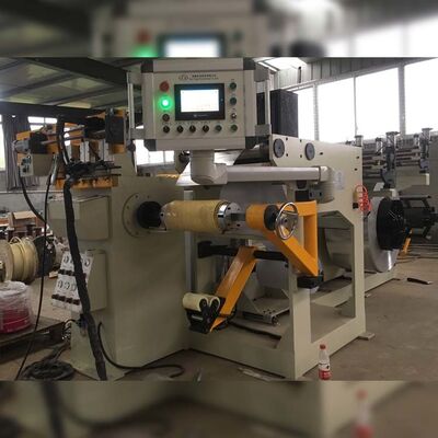 Machine de laminage de feuille de transformateur de 35 tours par minute avec un diamètre de décoiler de 480 à 520 mm et une vitesse de soudage de 0,8 m/min pour le laminage de bobine de précision
