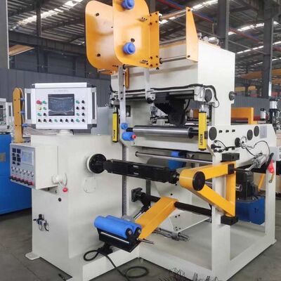 Machine d'enroulement de feuille de transformateur avec ID de conducteur de feuille de 500 mm, vitesse d'enroulement de 26 tr/min et conducteur en cuivre ou en aluminium pour applications industrielles