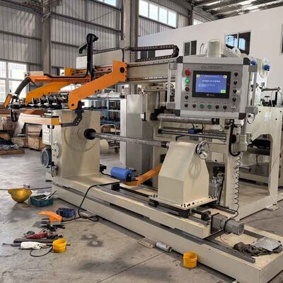 Machine de laminage de feuille de transformateur avec une puissance de laminage de 15 kW, contrôle de tension pneumatique pour une feuille de cuivre de 0,2 à 2,0 mm