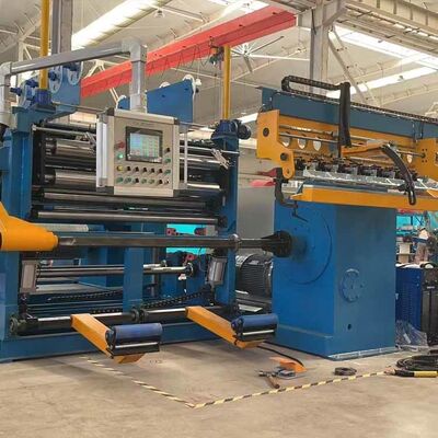 Transformateur à bobine de feuille de cuivre et d'aluminium à vitesse de 0 à 16 tr/min et régulation de la tension pneumatique avec garantie de 12 mois