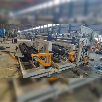 Machine de laminage de feuille de transformateur avec une puissance de laminage de 22 kW, mode de soudage TIG et deux décoillages pour une production efficace