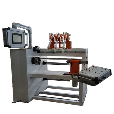 Machine à enroulement de bobine de transformateur à 3 fils avec fourche à 4 mâchoires et largeur transversale de 400 mm