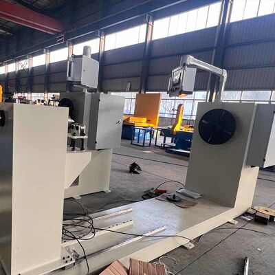 Machine de remontage à bobine de transformateur horizontal lourd avec une capacité de charge de 5 tonnes, une vitesse variable de 0 à 40 tr/min et un moteur de remontage de 11 kW