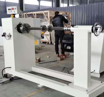 Machine de remontage semi-automatique de bobines de transformateur avec capacité de 2000 kg et compteur de virage numérique