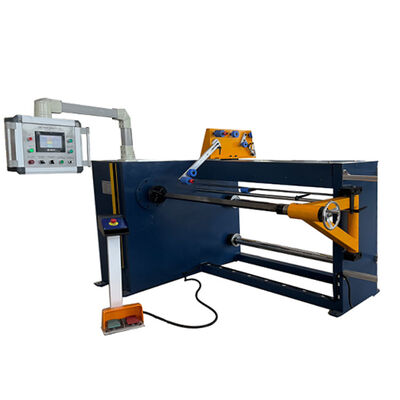 Bobineuse automatique avec une largeur d'enroulement de 1 000 mm, un guide-fil entraîné par un servomoteur et un système de contrôle PLC