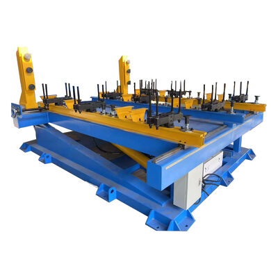 Table d'assemblage de noyau hydraulique d'une capacité de 10 tonnes avec système d'inclinaison à 90° et distance de colonne réglable