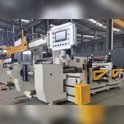 Machine automatique de bobinage de feuille de cuivre pour bobines de réacteur avec feuille de cuivre de 0,2-2,0 mm et poids maximal de bobine de 1000 kg