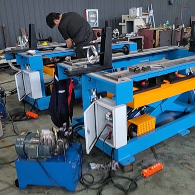 Table d'empilage du noyau du transformateur amorphe hydraulique ZPT-3T avec une capacité de 3000 kg et une fonction de rotation de 90 ° Propulsé par un moteur de 2,2 kW